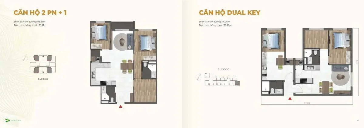 Thiet-ke-Can-ho-2PN-va-Dual-Key thiết kế căn hộ dự án