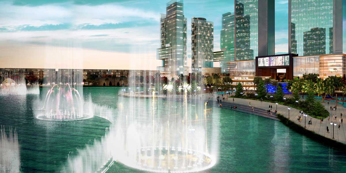 hồ điều hòa trung tâm dự án vạn phúc city