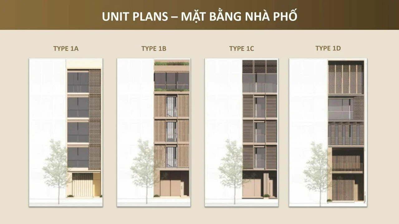 mặt bằng nhà phố