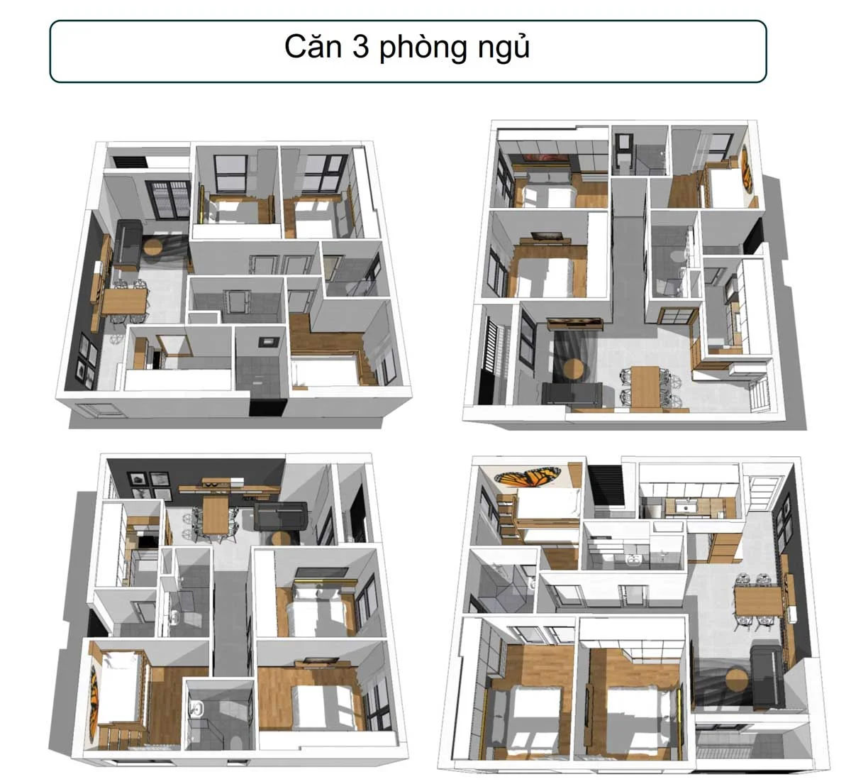 thiet-ke-can-ho-3-phong-ngu-phuc-dat-tower thiết kế căn 3 phòng ngủ