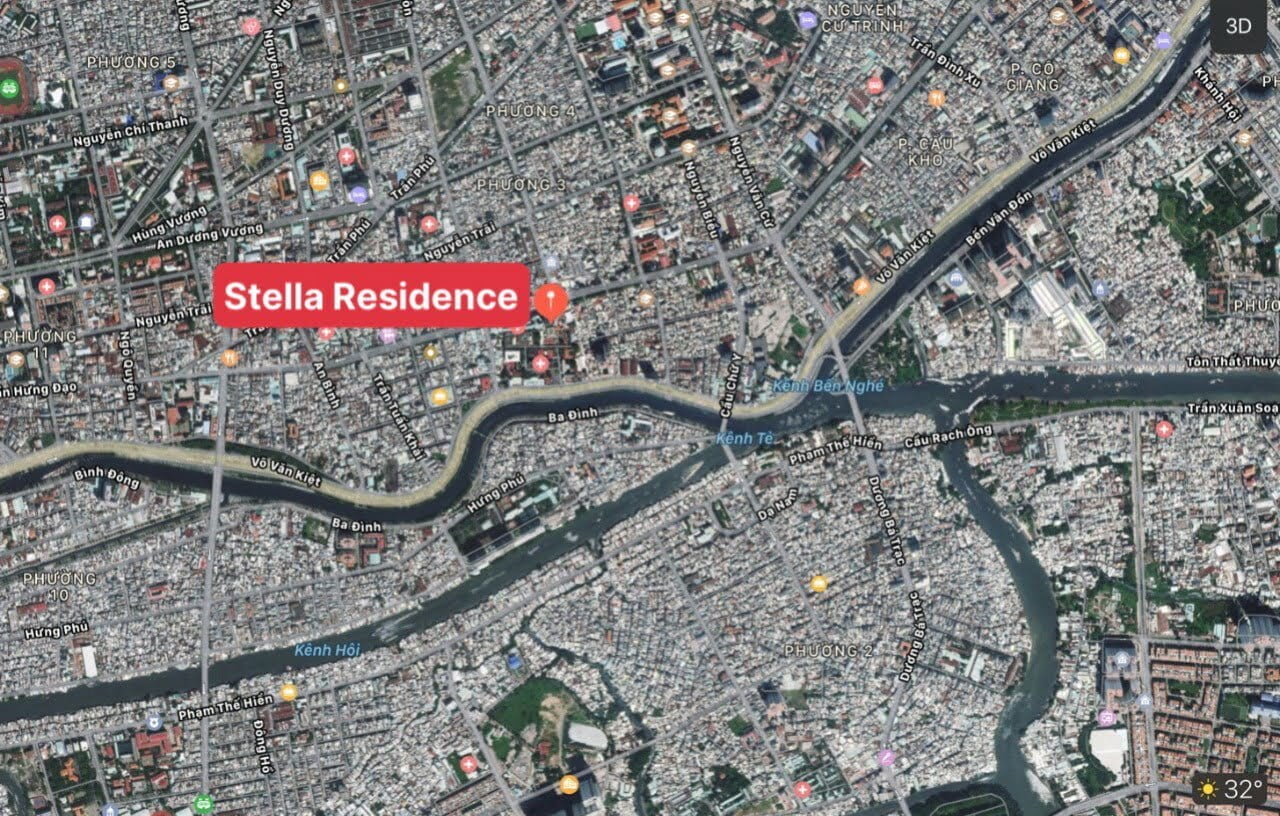 vị trí dự án stella residence