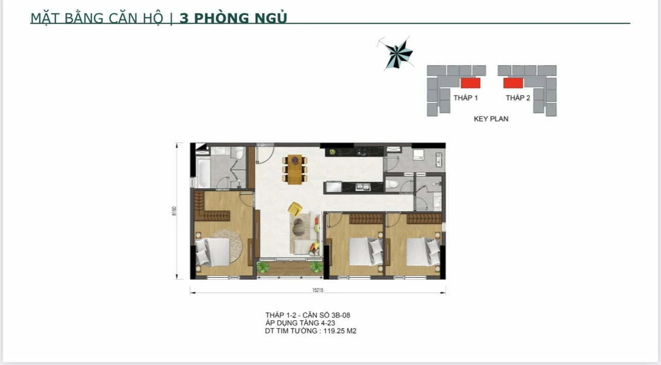 z3438475072990_cc636dd01d104f5c6e1444e62a77fd15 thiết kế căn hộ 3 pn essensia