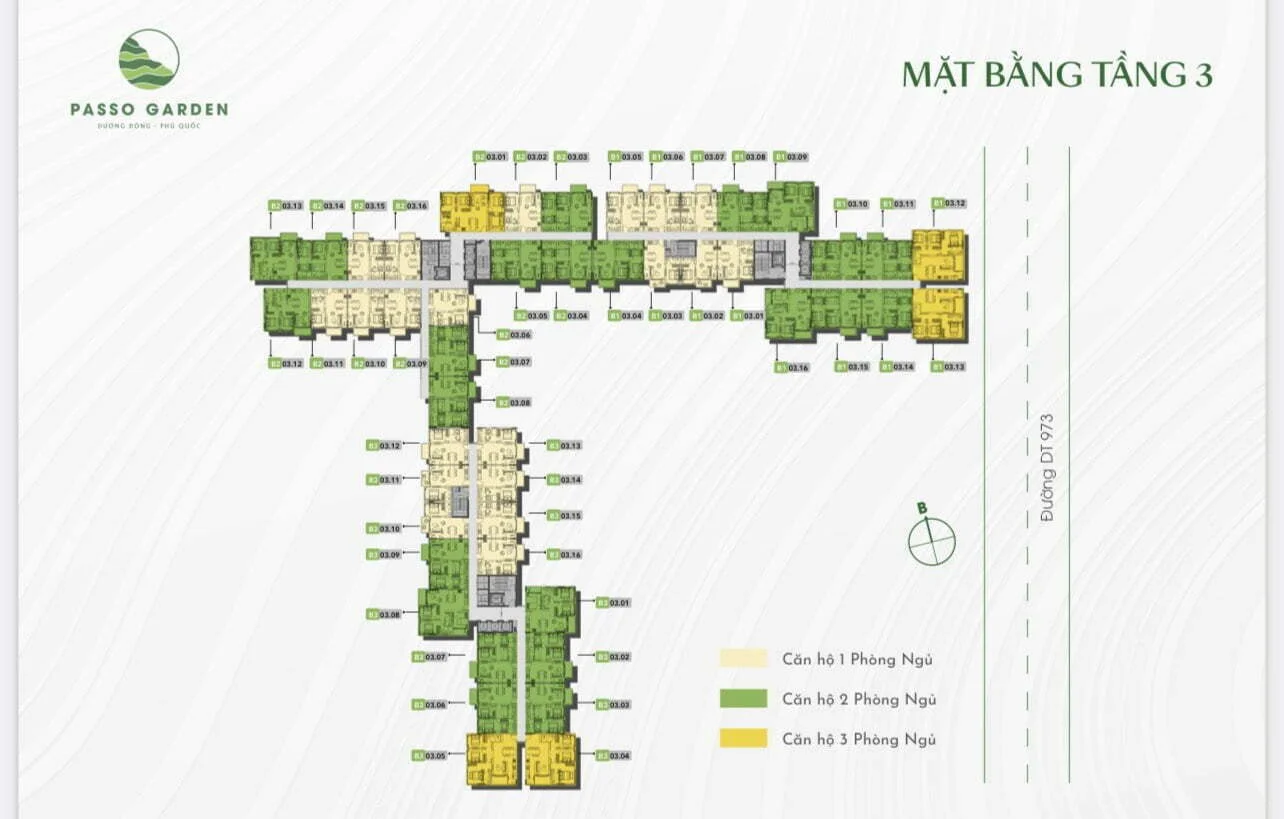 3-1 mặt bằng tầng 3 dự án
