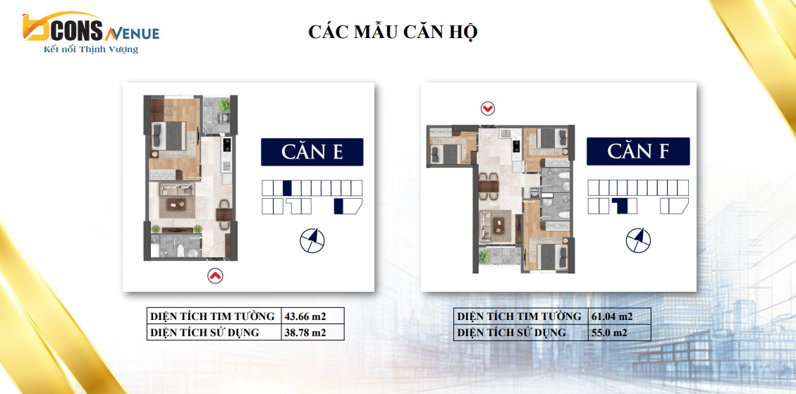 thiết kế căn hộ bcons