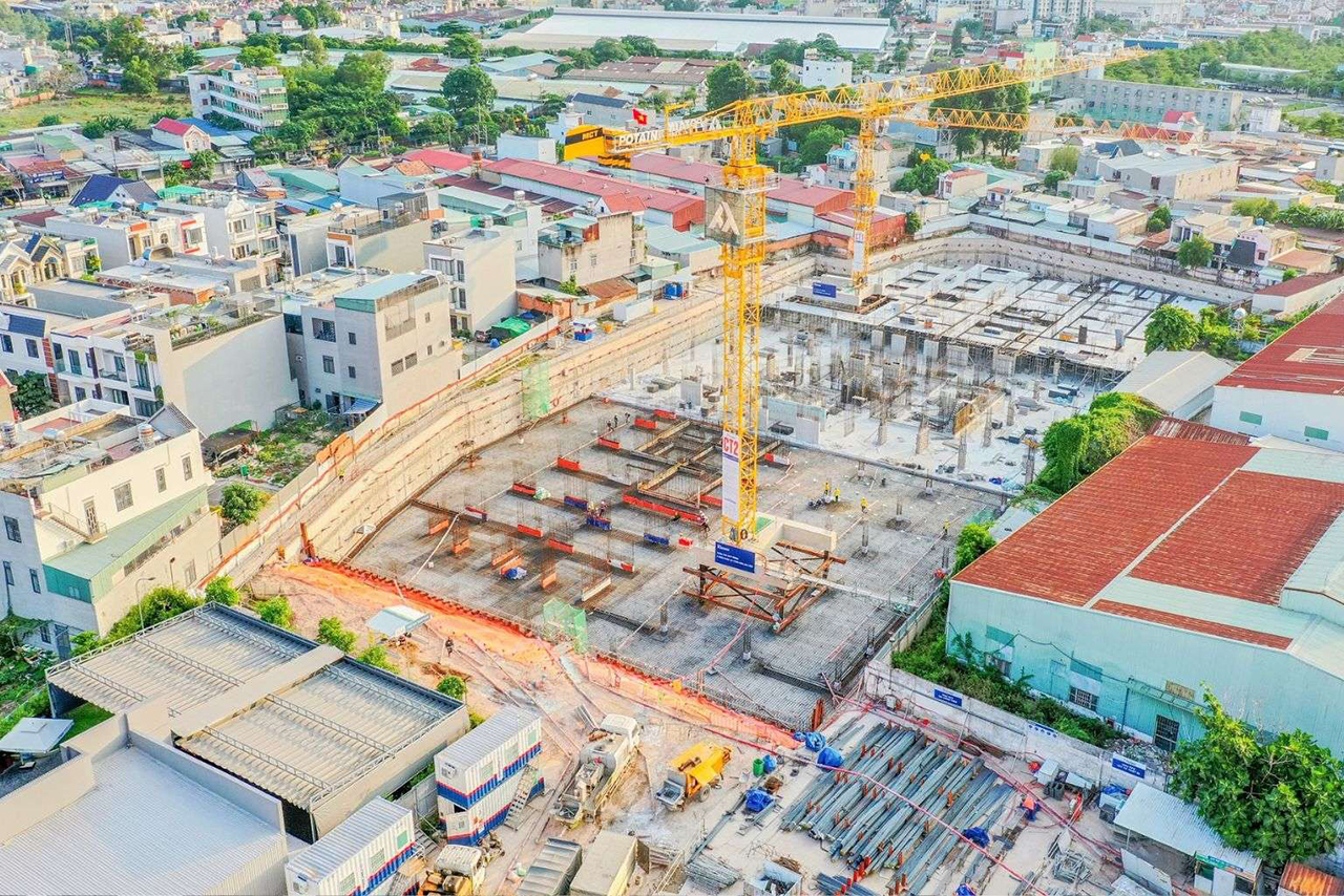 TT AVIO tiến độ xây dựng dự án