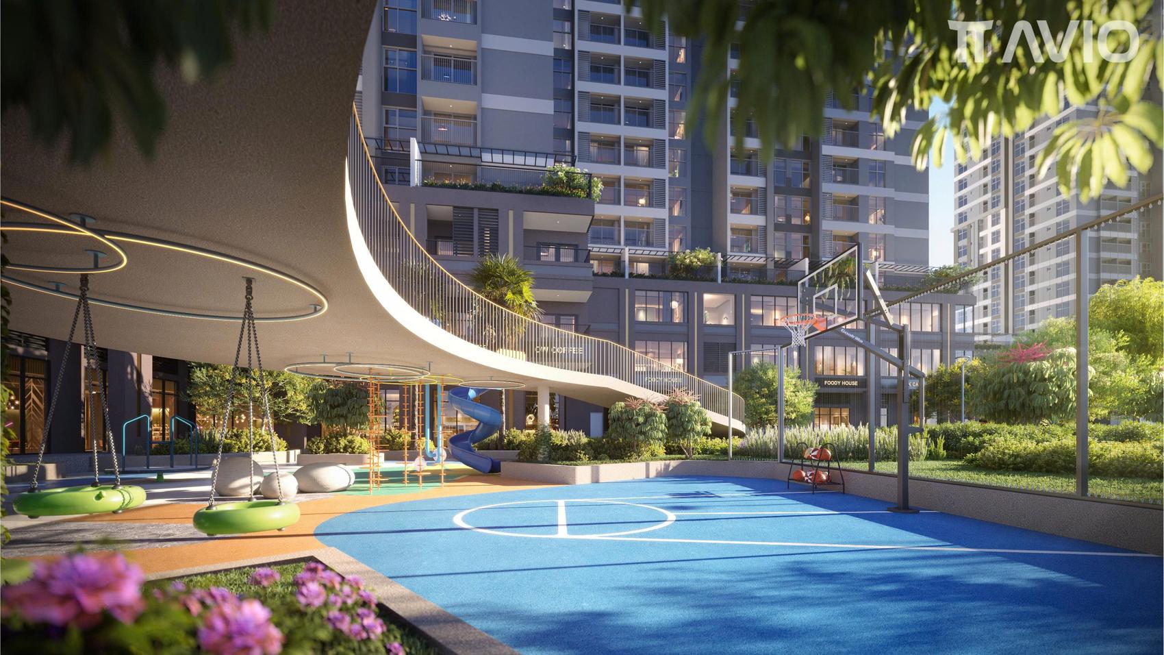 TT AVIO tiện ích khu hoạt động thể thao dự án