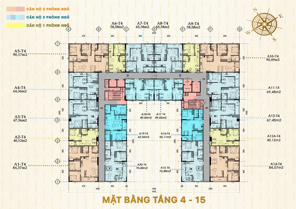 mat bang tang 4 15 green melody