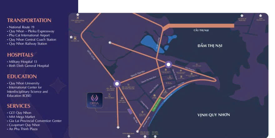 vị trí dự án oriva bay vị trí dự án oriva bay